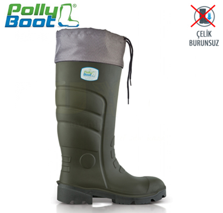 Polly Boot İş Çizmesi Glaxy 501B KHaki Çelik Burunsuz içerik